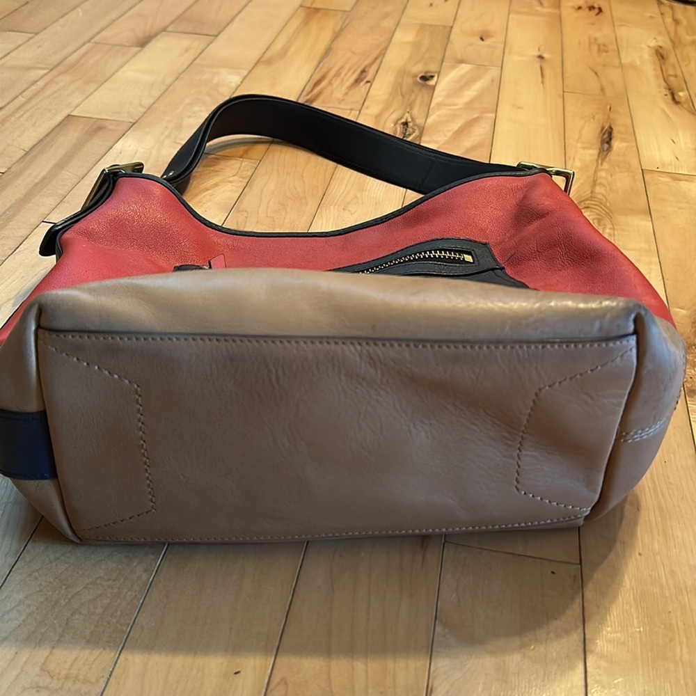 Coach Rugby Legacy Leather Colour Block Bag - Picture 2 of 16